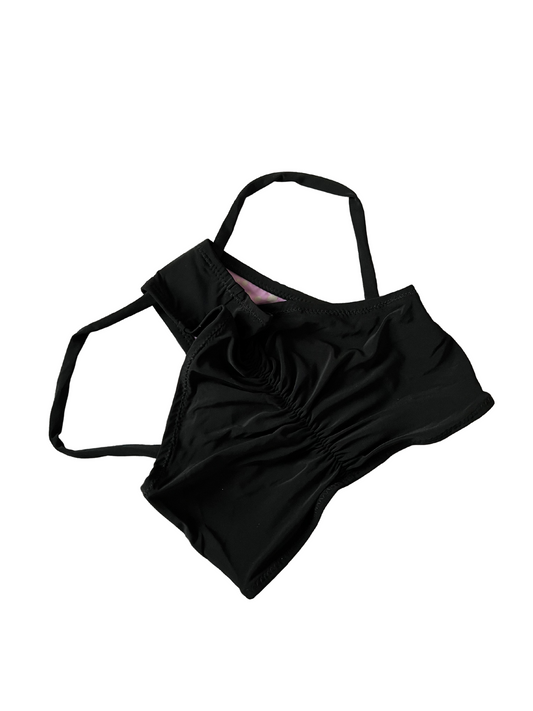 Highwaist Cover My Butt Monostrap Black