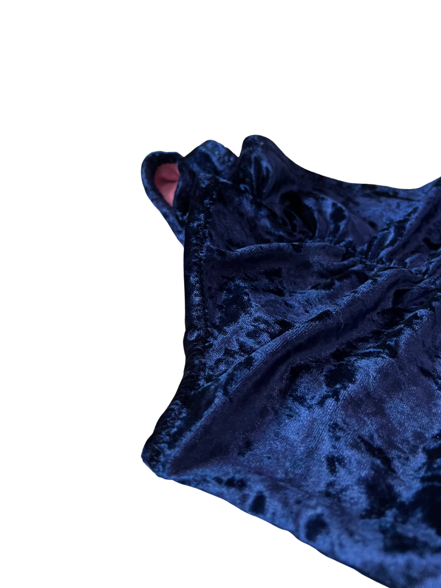 Highwaist Crushed Indigo Velvet