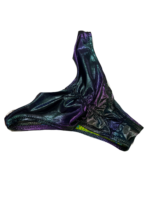 Classic Highleg Rainbow Metallic