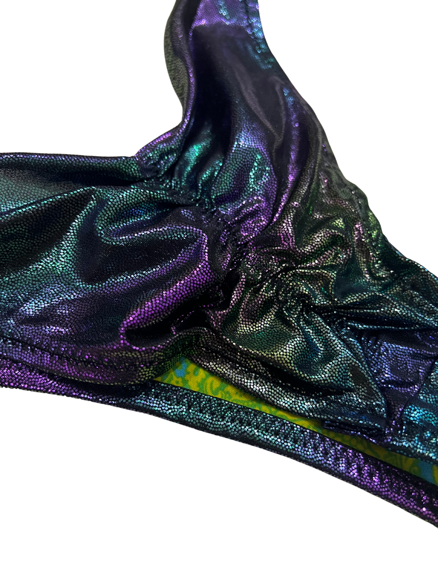 Classic Highleg Rainbow Metallic