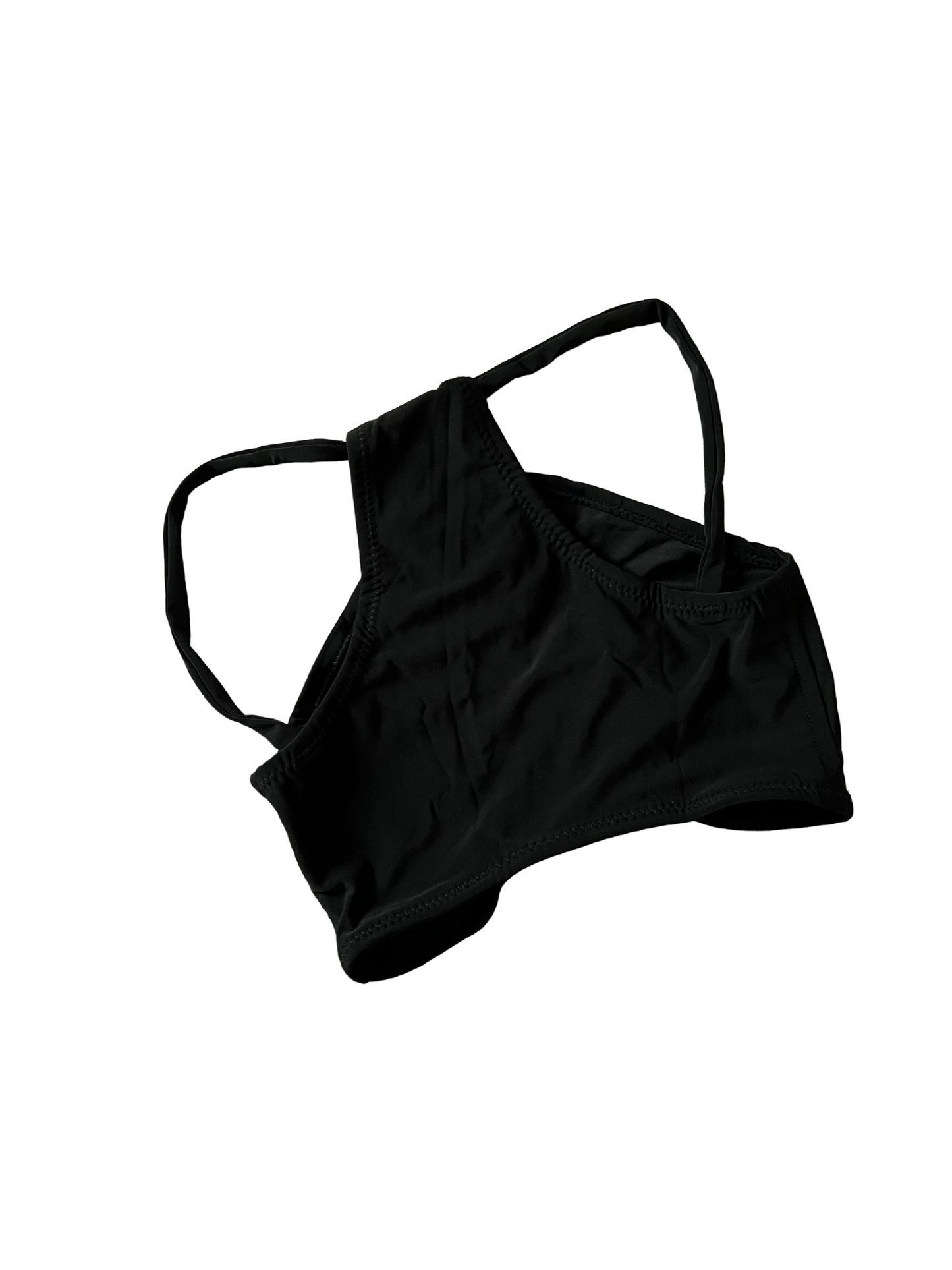 Highwaist Cover My Butt Monostrap Black
