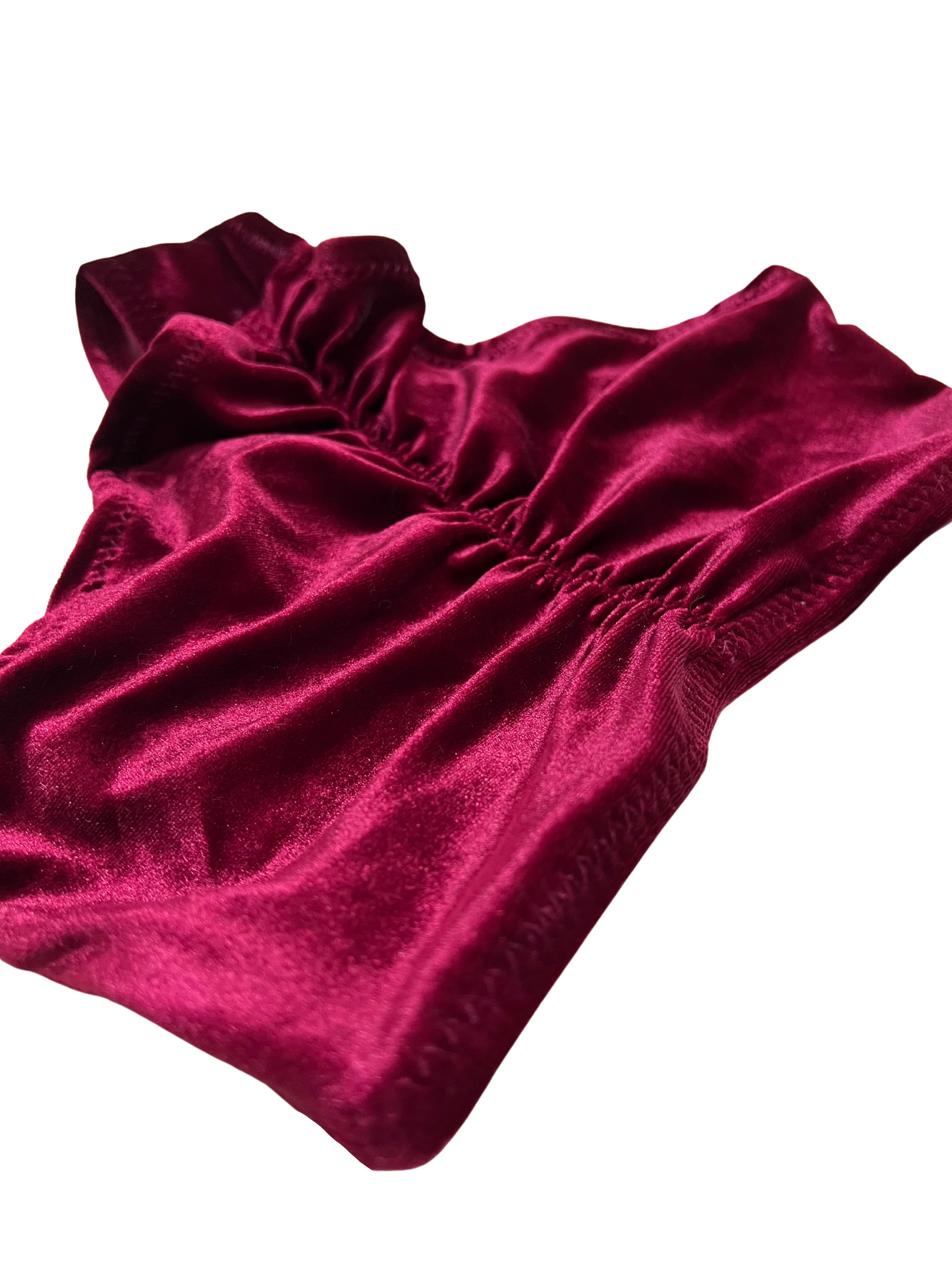 Highwaist Maroon Velvet