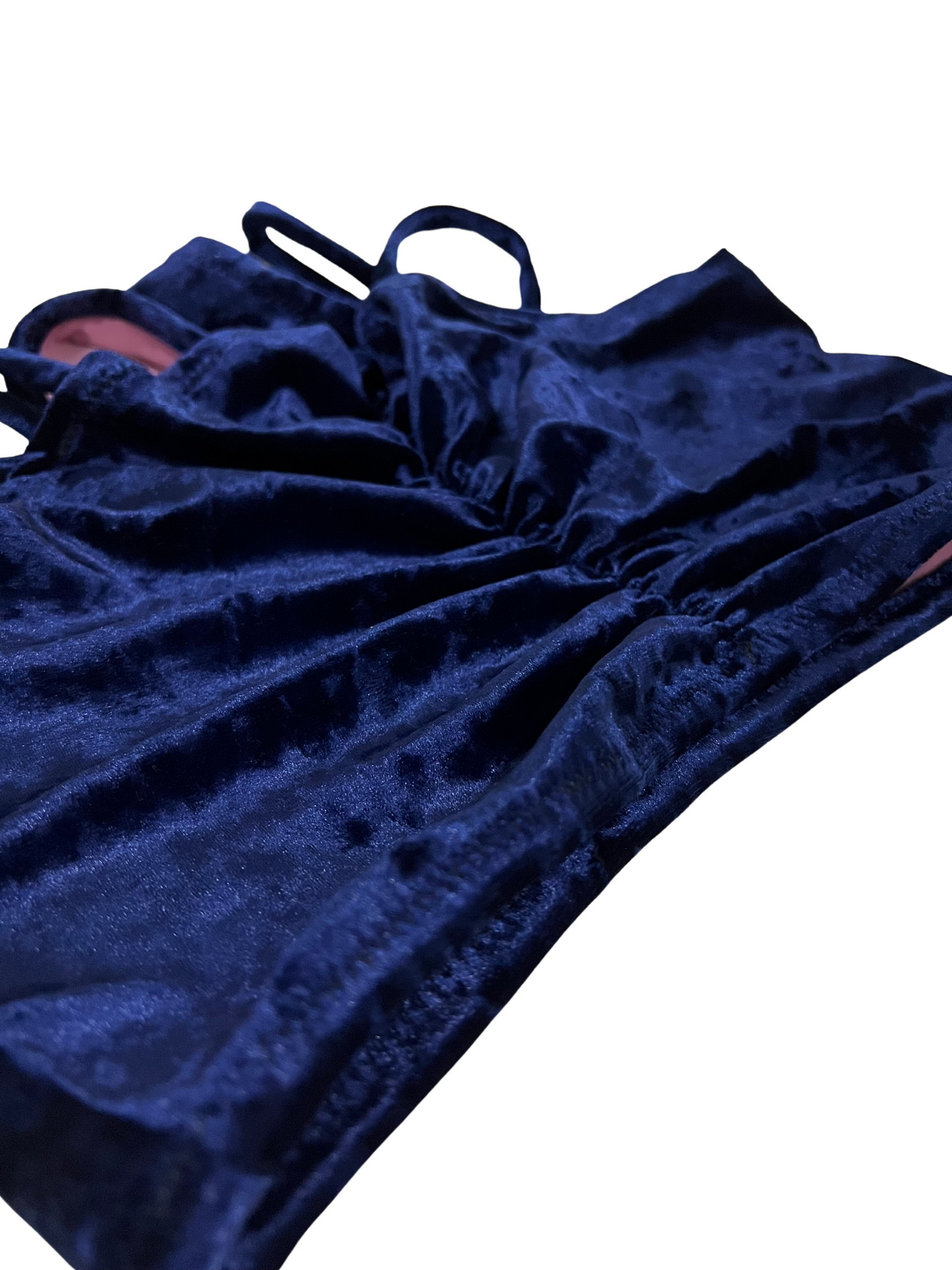 Highwaist Strappy Indigo Velvet