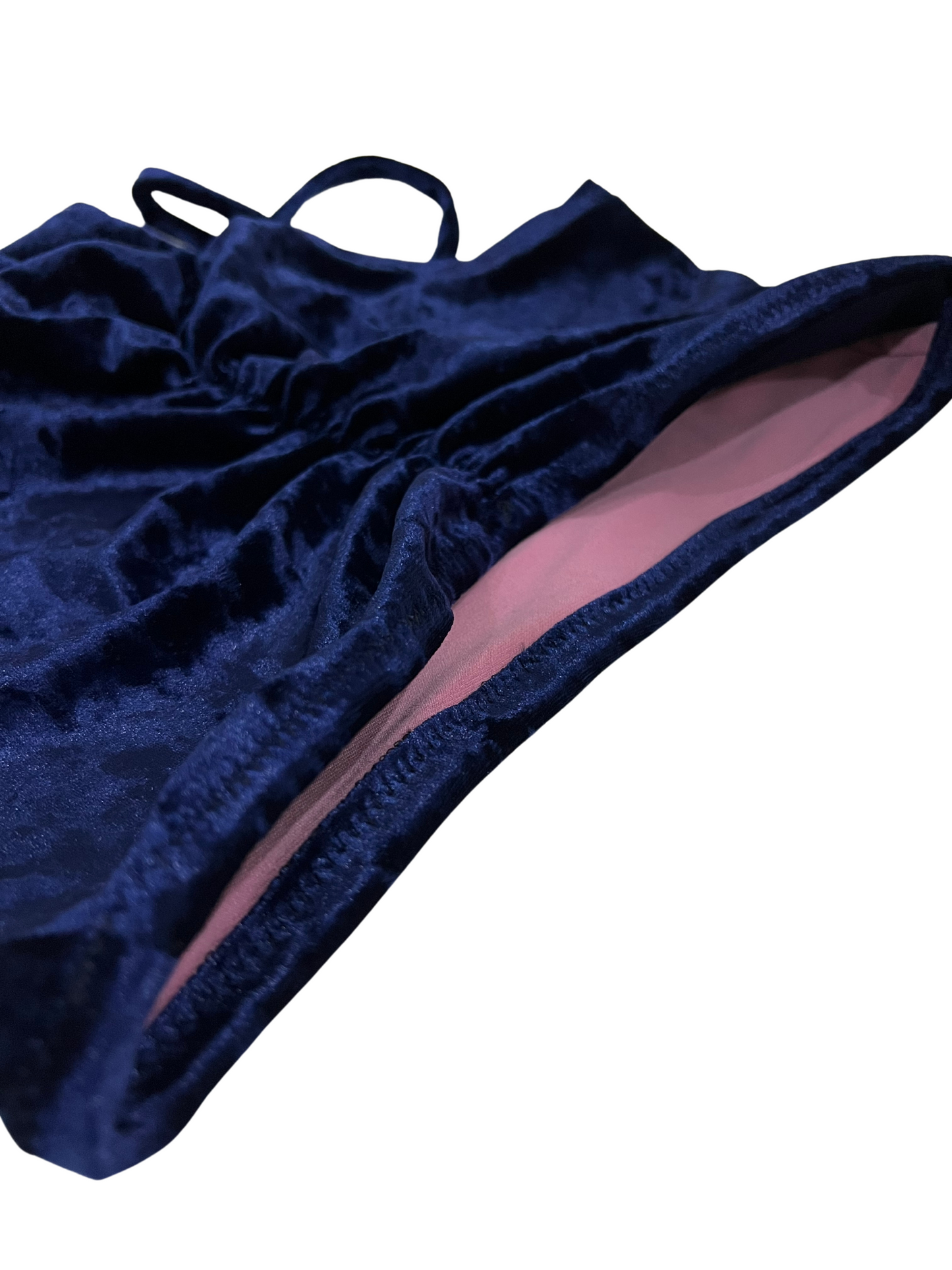 Highwaist Strappy Indigo Velvet