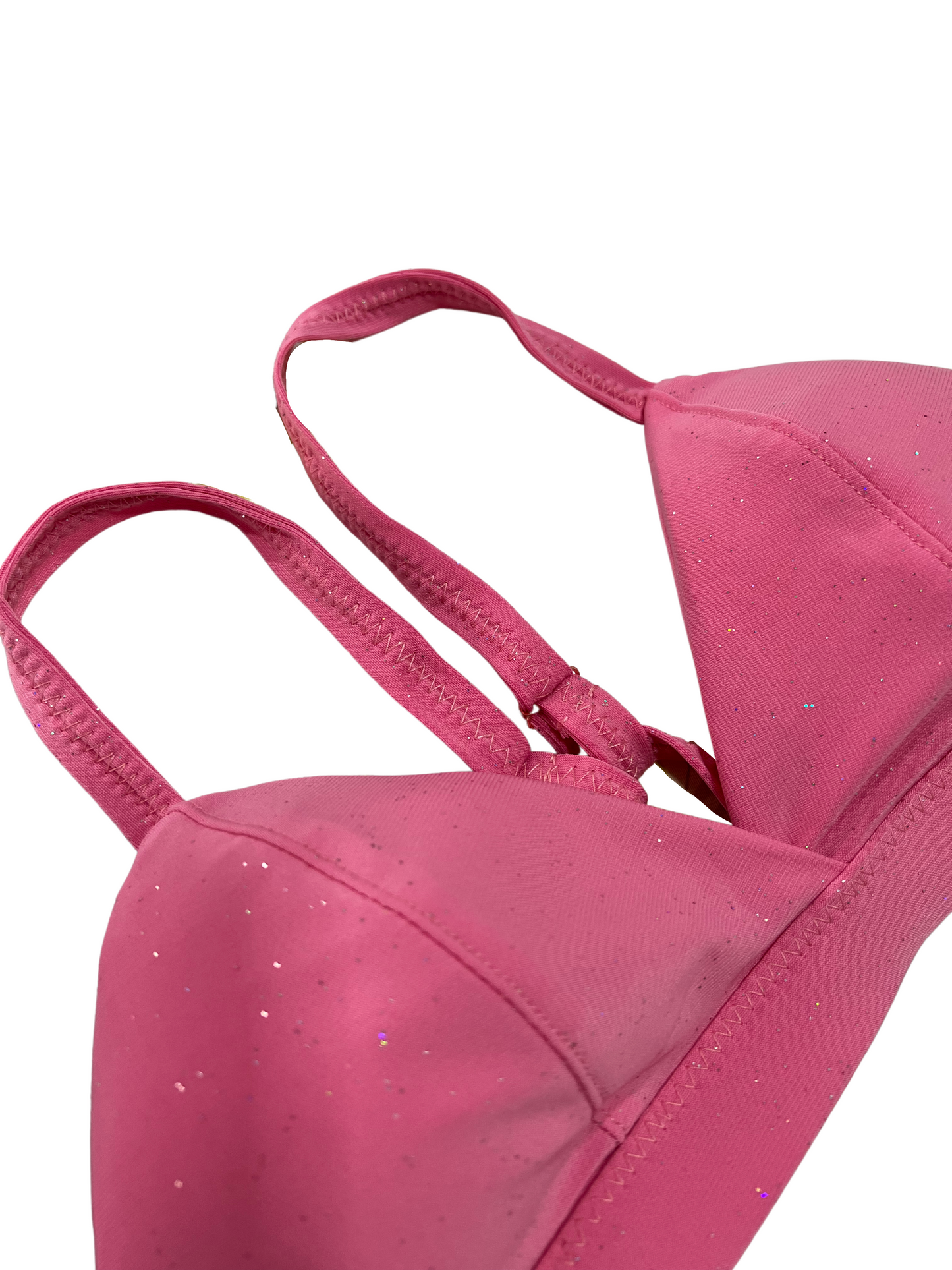 Pink Sparkle Mismatch Bra