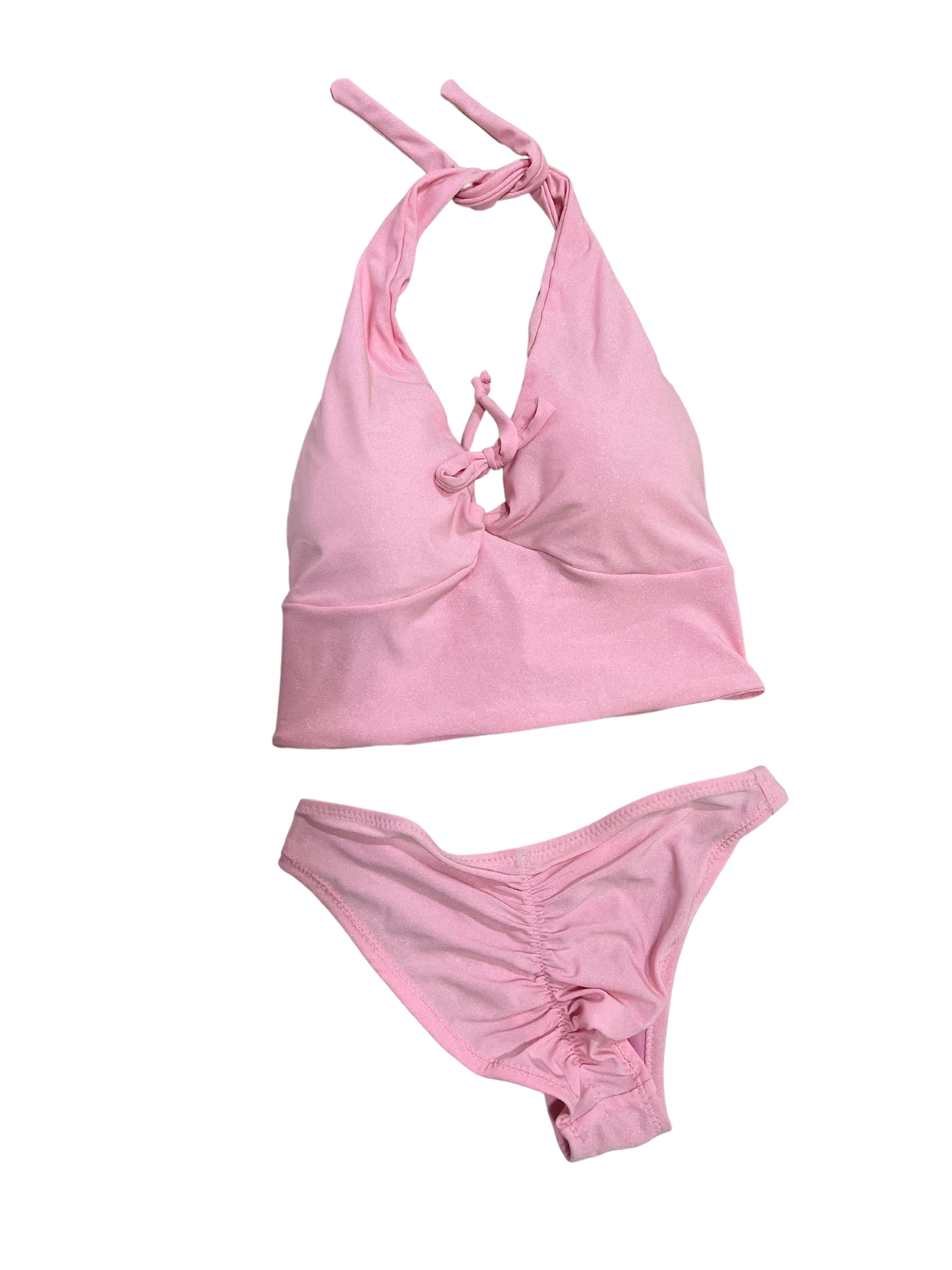 Halter Classic Set Baby Pink Glisten