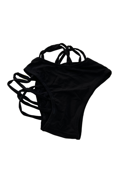 Highwaist Multistraps Black