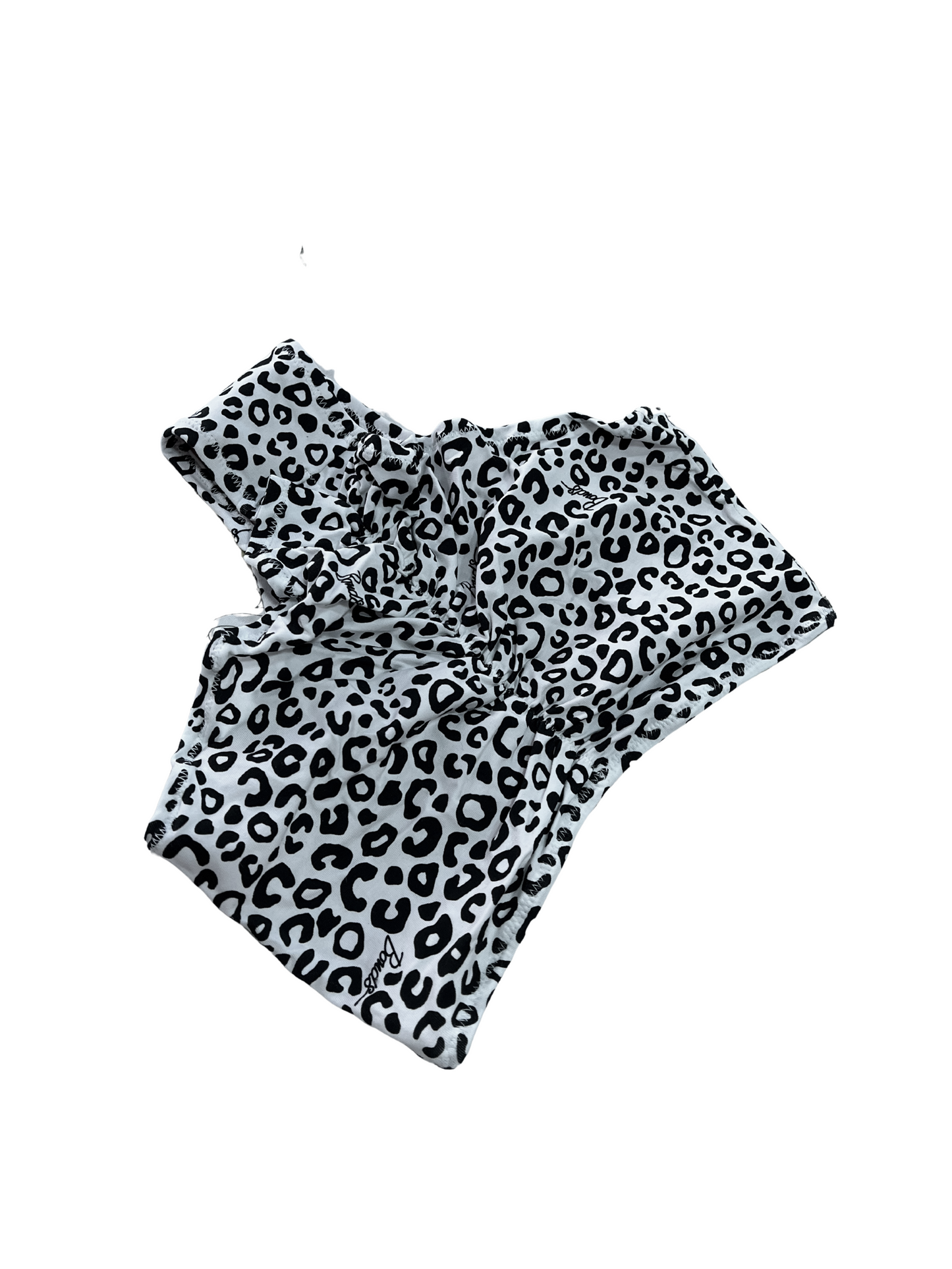 Highwaist White Leopard