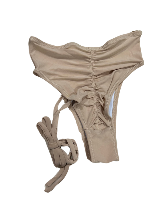 Highwaist Highleg 1 Side Shibari Cream Nude