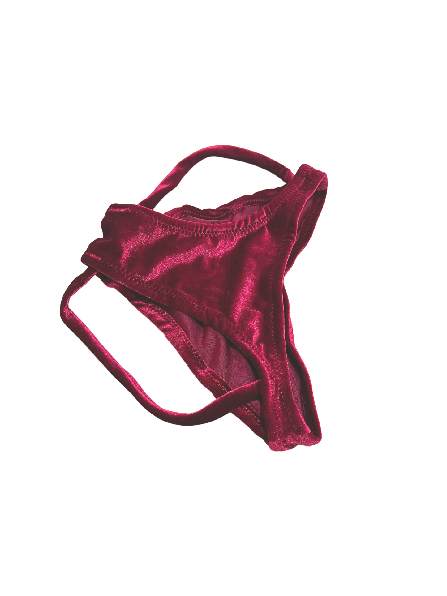 Classic Monostrap Maroon Velvet