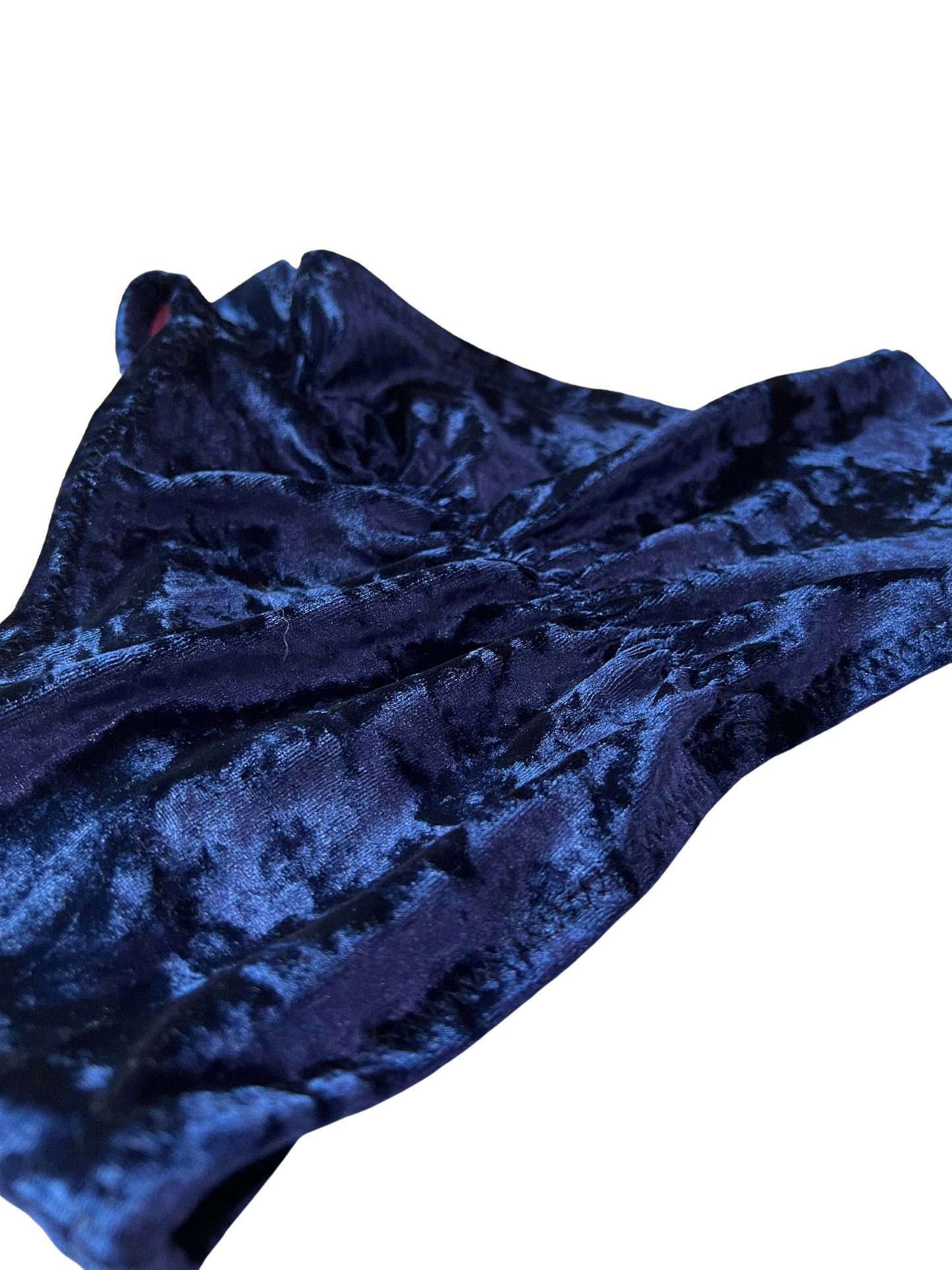 Highwaist Crushed Indigo Velvet