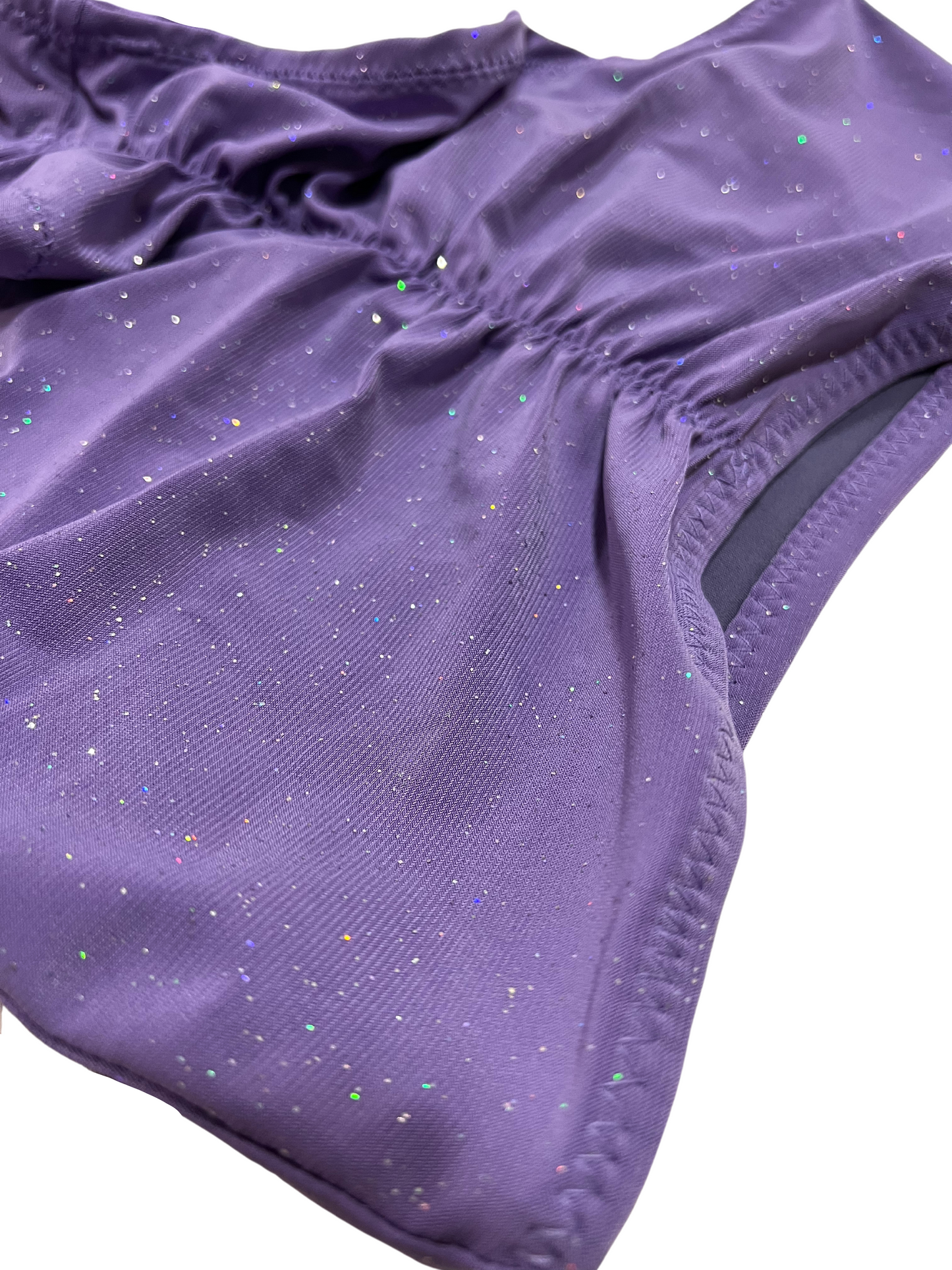 Halter Highwaist Set Lilac Sparkle