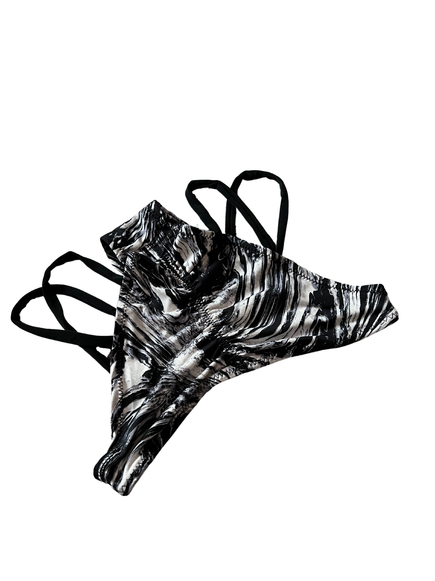 Classic Strappy Black Marble X Black Straps