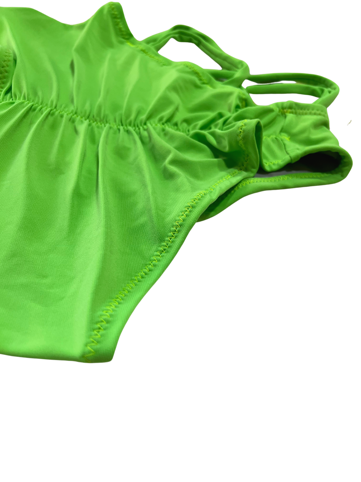 Highwaist Multistraps 1 Side Green Apple