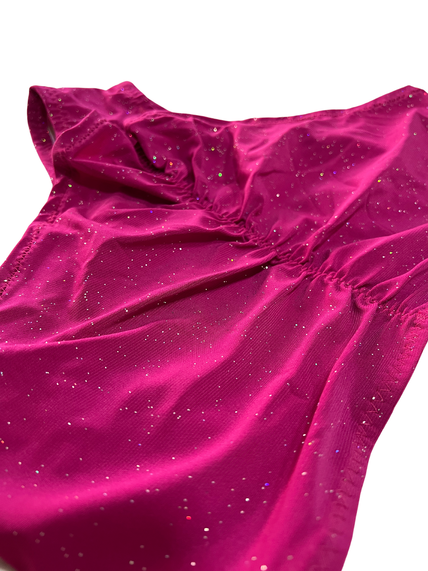 Highwaist Dark Pink Sparkle