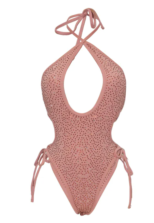 Tropical Bodysuit - Apricot