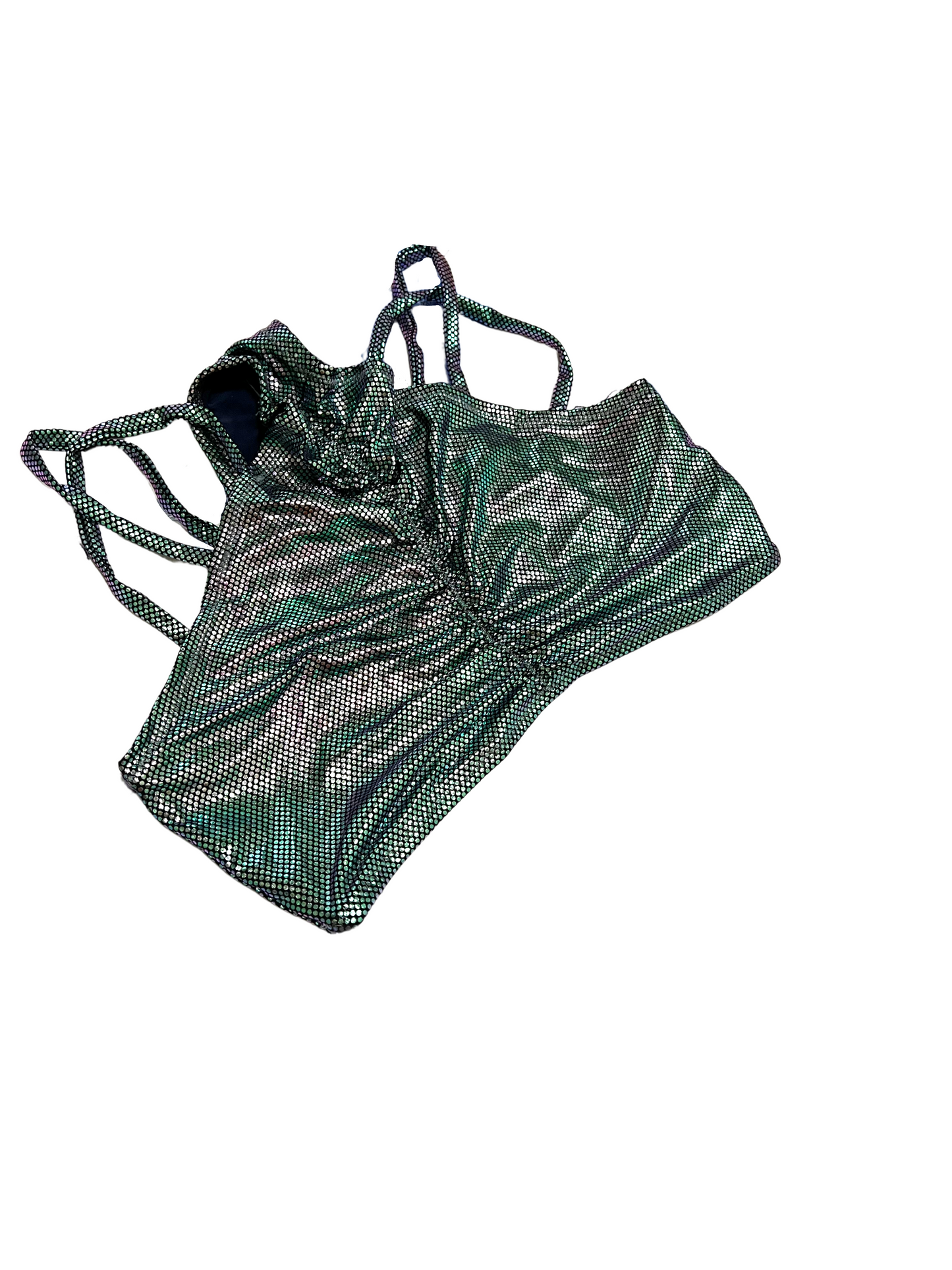 Highwaist Strappy Green Hornet