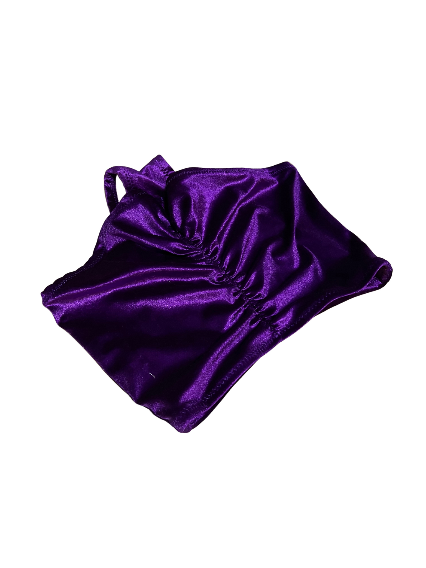 Highwaist Cover My Butt Purple Velvet