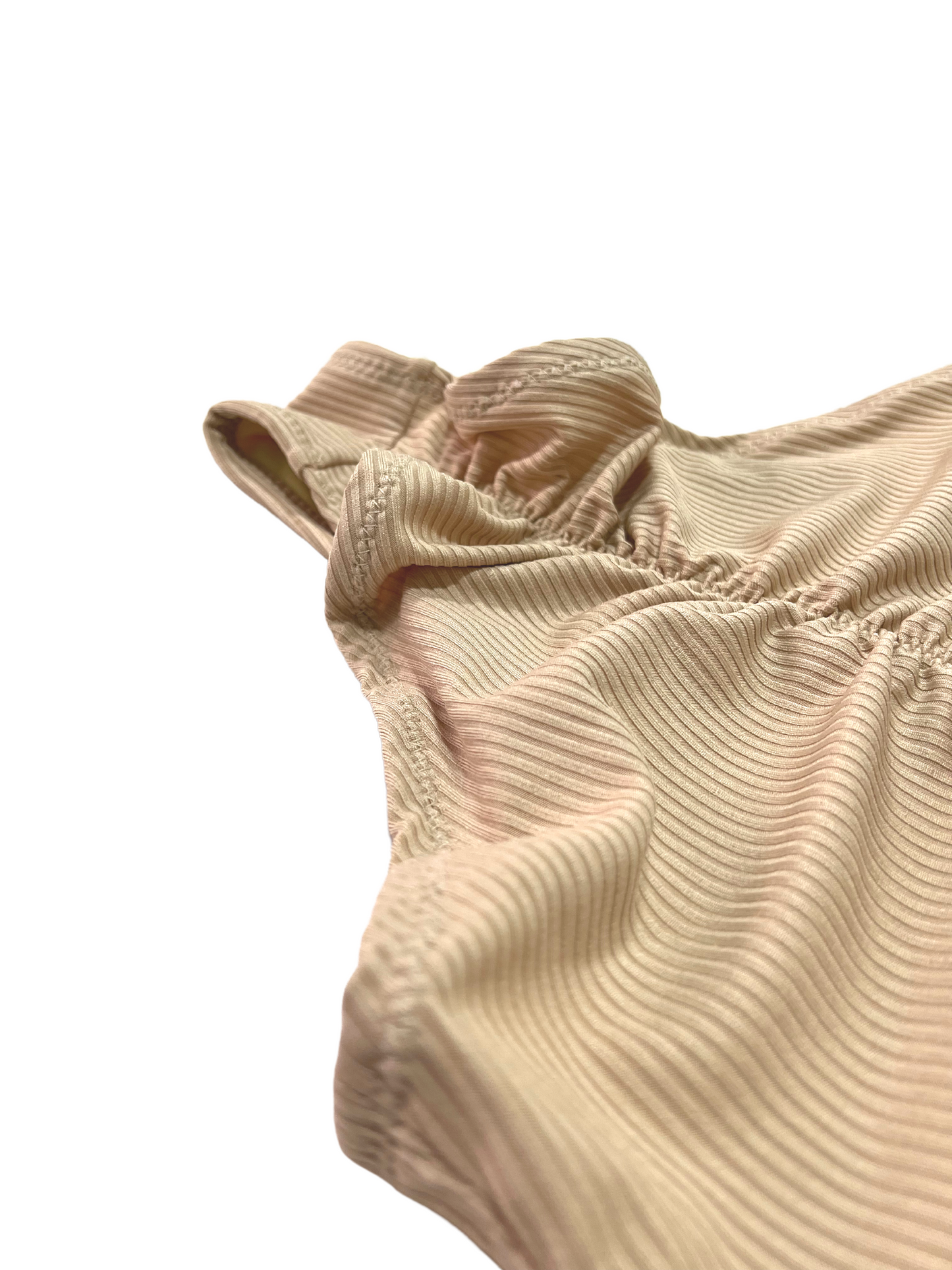 Highwaist Ribbed Nude