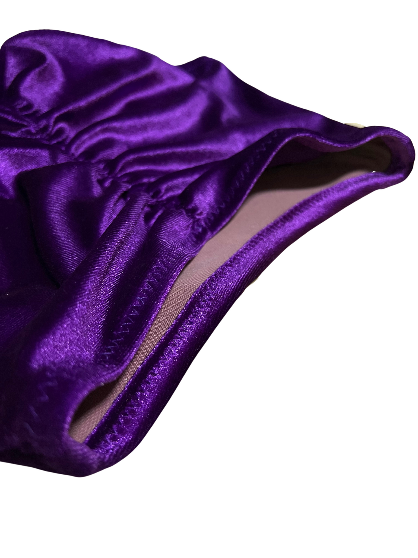 Highwaist Cover My Butt Purple Velvet