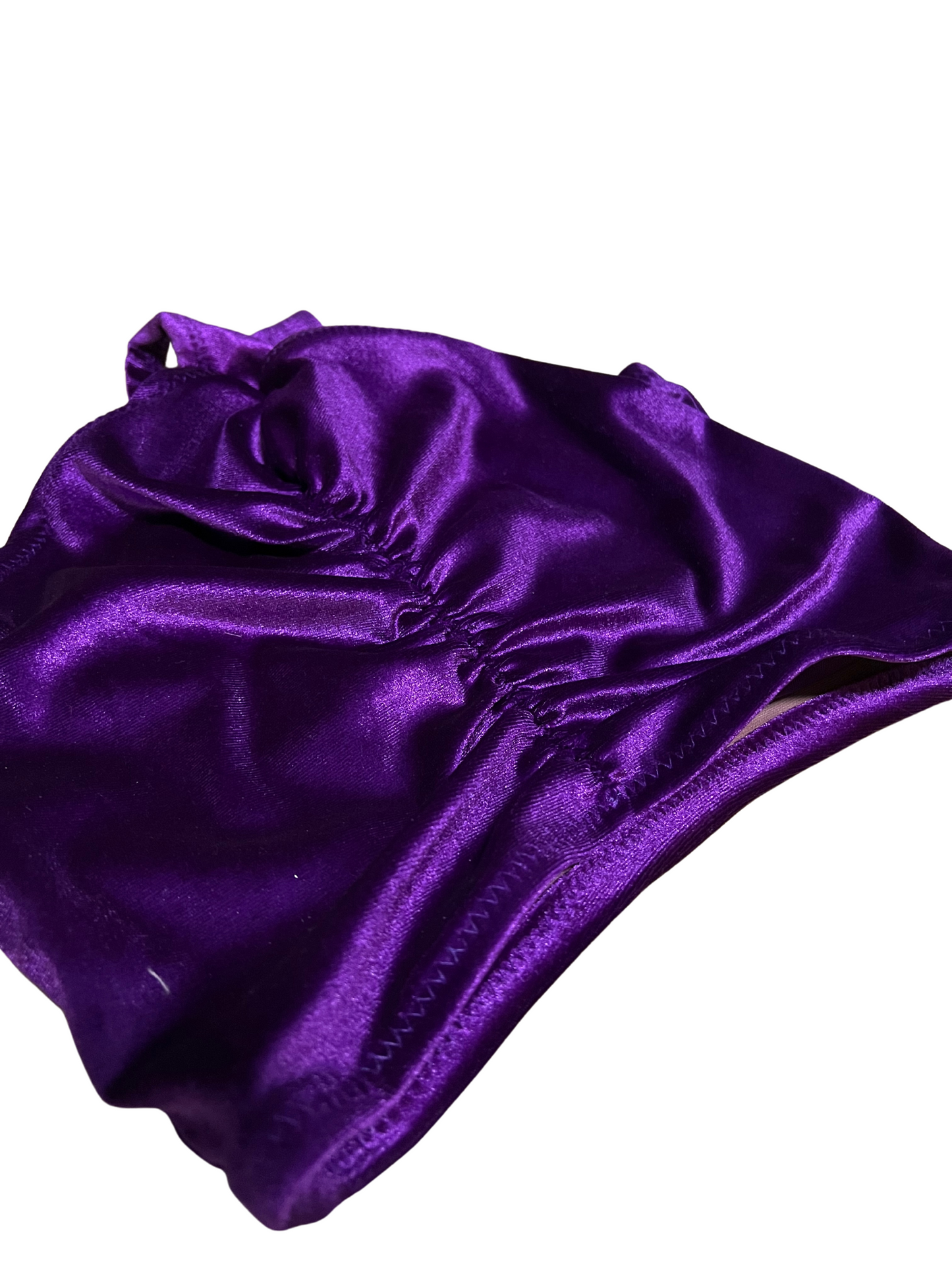 Highwaist Cover My Butt Purple Velvet