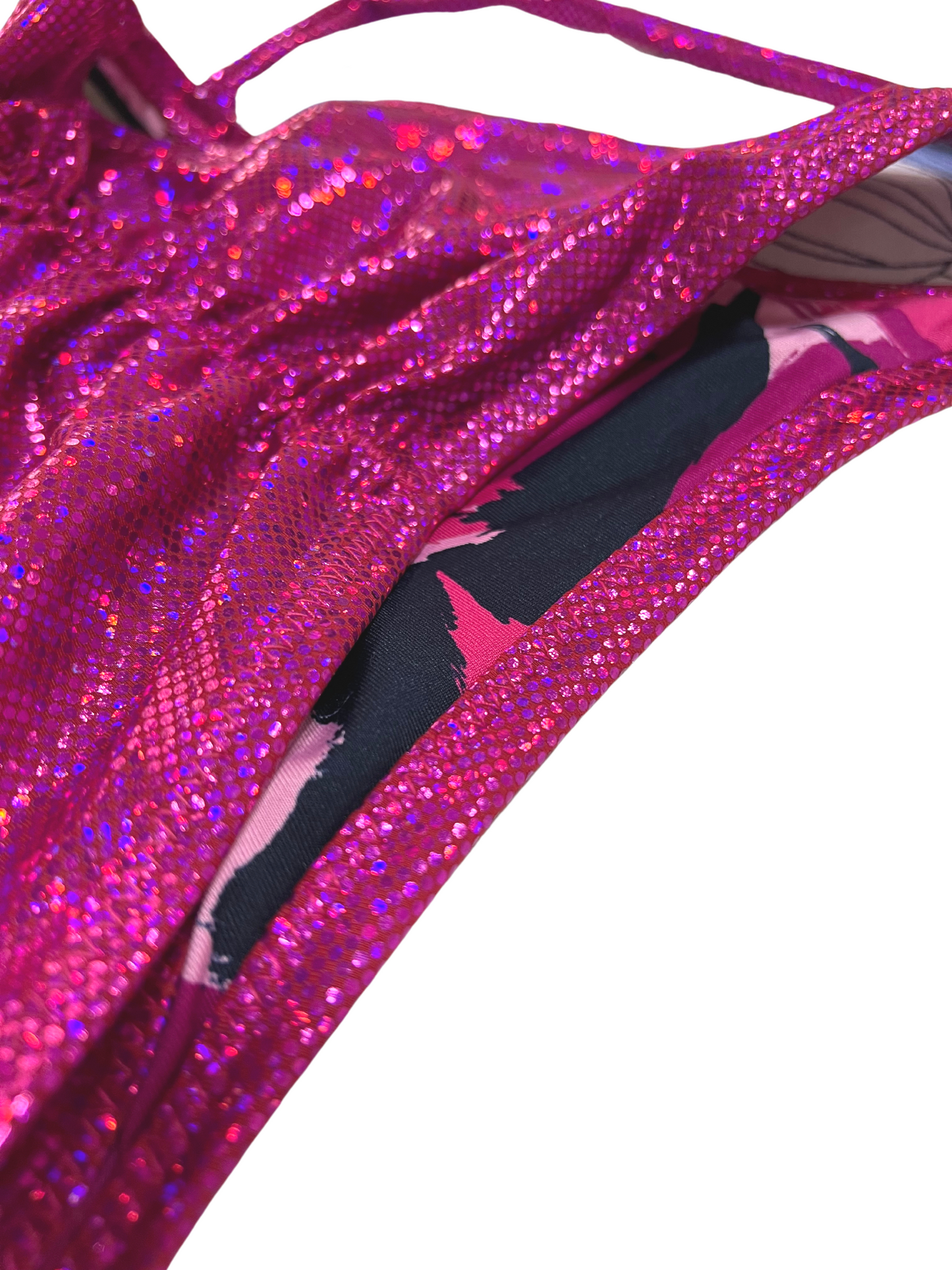 Classic Highleg Monostrap Disco Pink