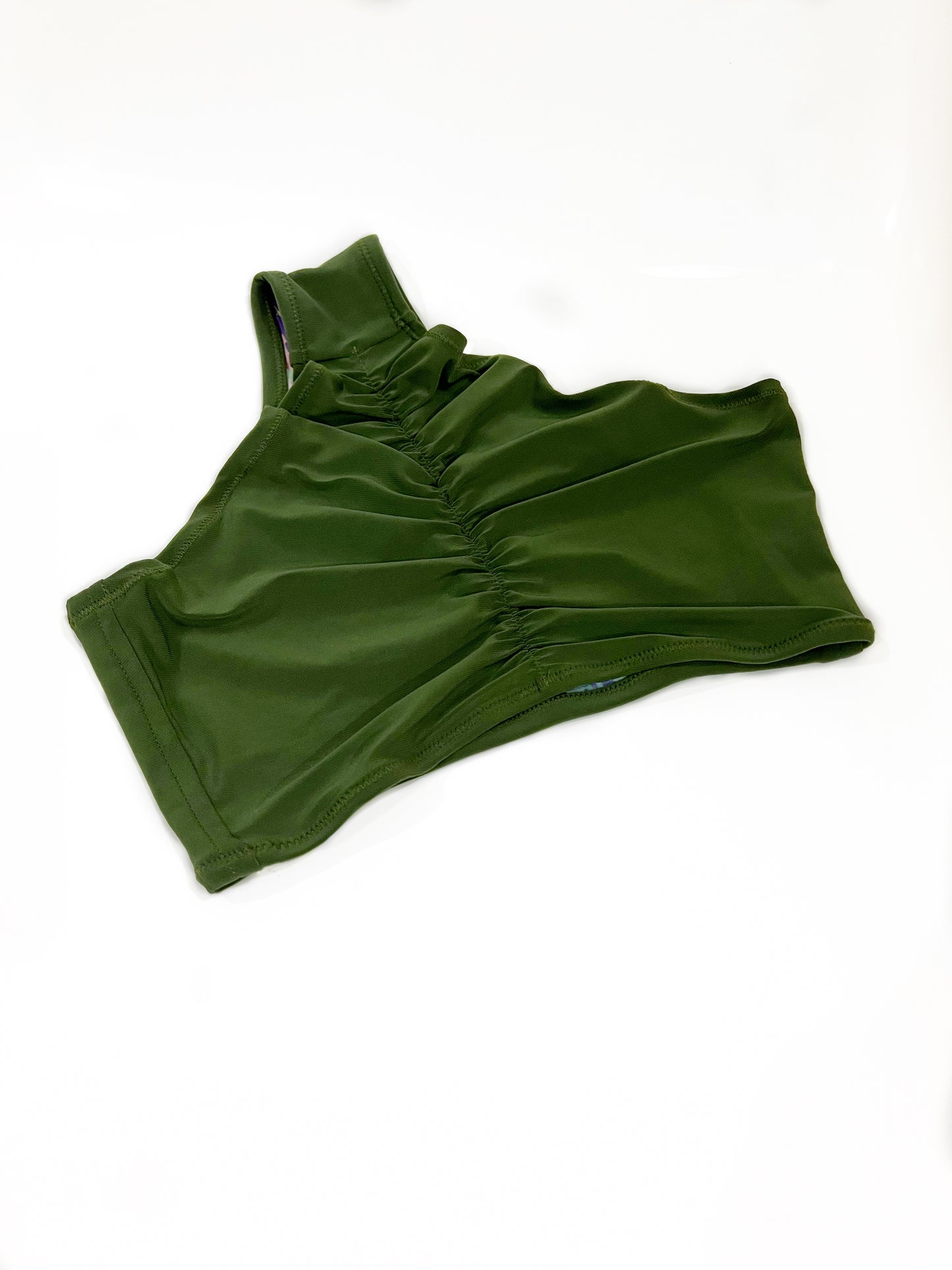 Highwaist Dark Khaki Green